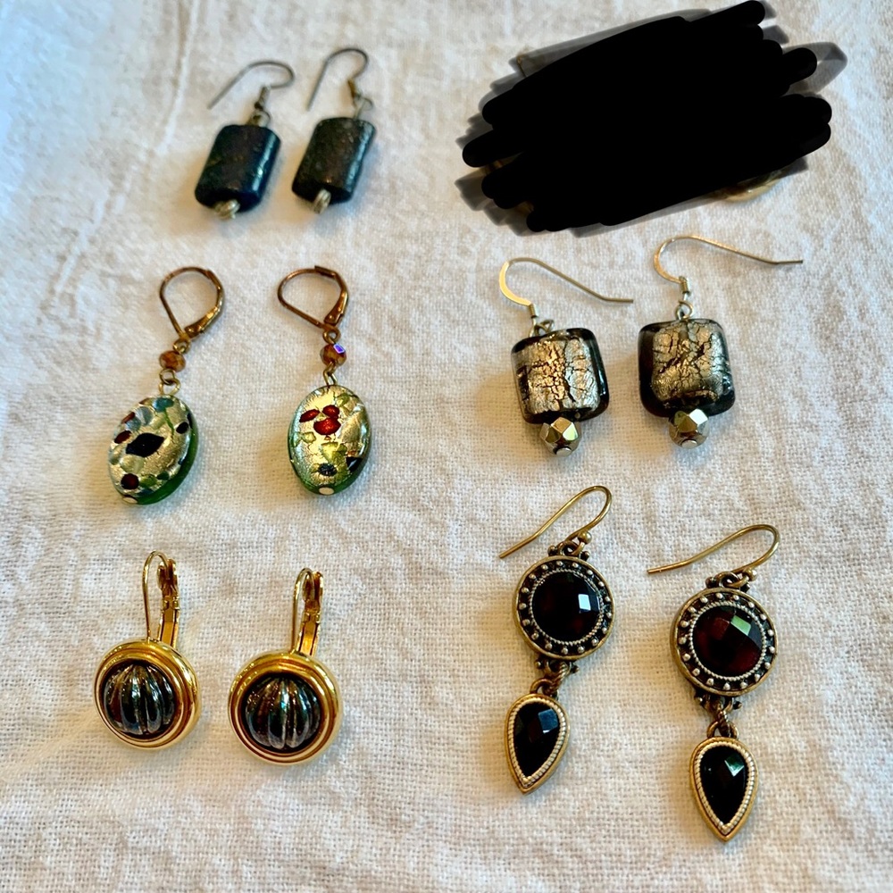 Beautiful 5 Pair Earring Bundle